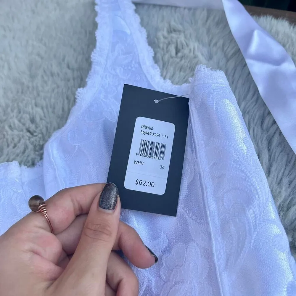 NWT Fredericks of hollywood Women's White Corset - Image 2