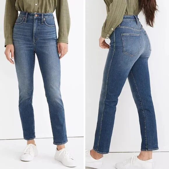 NEW Madewell Curvy Stovepipe Jeans in Dearham Wash, 25‎ - Image 3