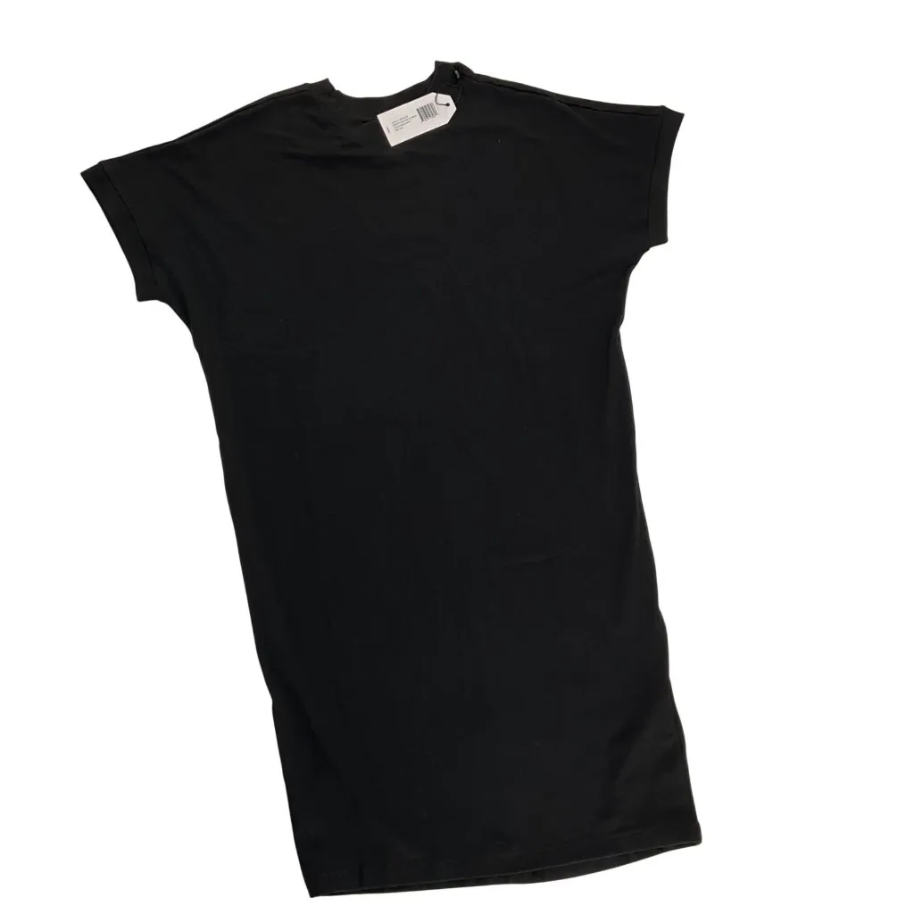 Universal standard Black Cotton Short Sleeve Midi Dress Casual Womens Size L - Image 5