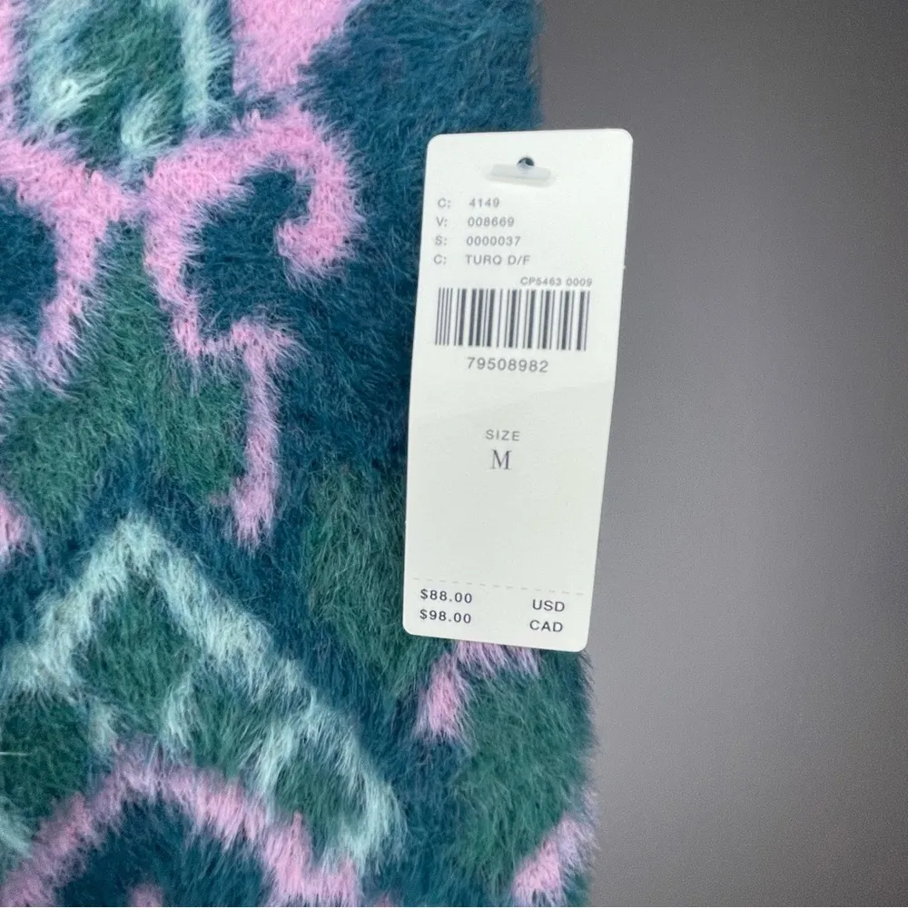 Anthropologie Floral Patterned Fuzzy Shorts - Image 2