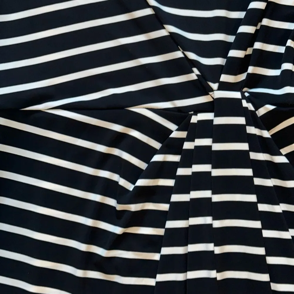 Loft Striped Knotted Open Skirt Tank Top Dress - Image 4