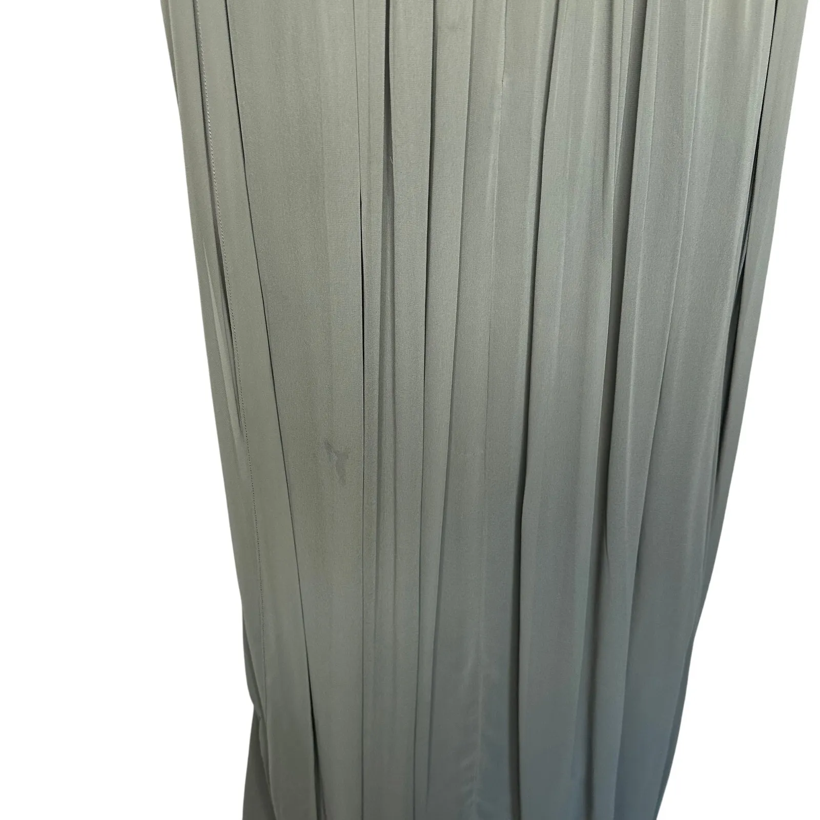 Dessy Collection‎ Charcoal Gray Style 2833 Halter Bridesmaid Formal Dress Size 4 - Image 7