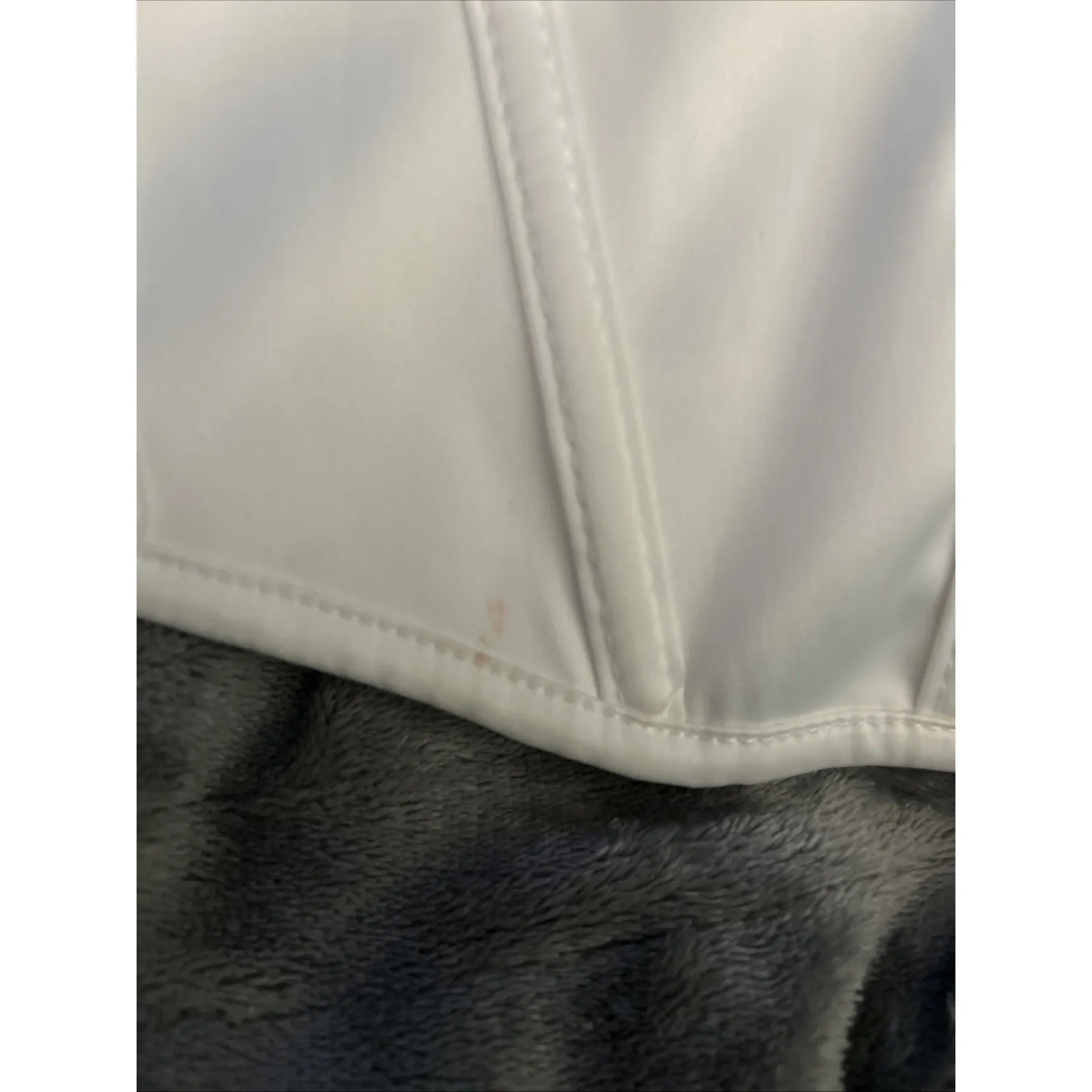 MADRAG‎ White Corset Bustier Crop Top Women's Zip Size S Front Clubwear Festival - Image 5