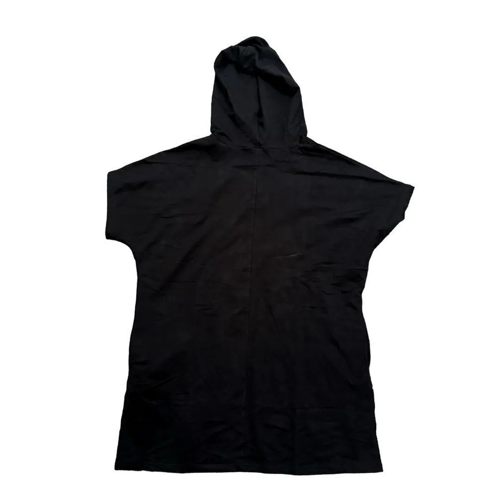 Dokotoo Hooded Sweatshirt Dress in Black, Size L​​​ Black Size L - Image 4