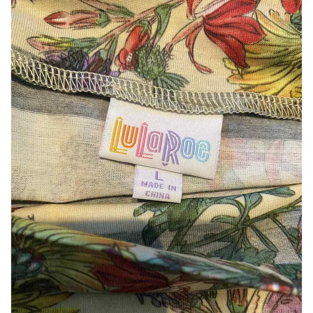 LuLaRoe Women's Cassie Knee Length Floral Pencil Skirt. Hippy, Boho, Fairy - Image 5