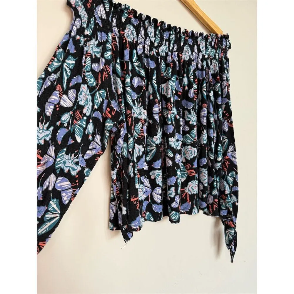 Free People We The Free Women's Lexington Floral Off The Shoulder Top Size S - Image 2