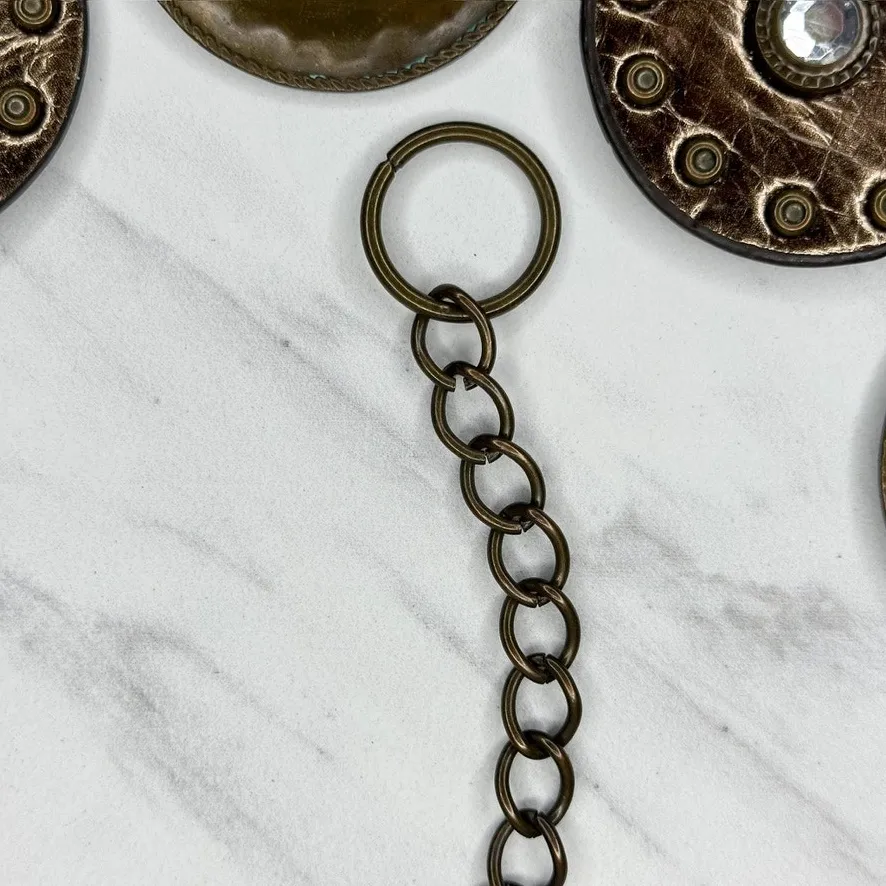 Chunky Rhinestone Gold Tone Chain Link Belt Small/Medium (S/M) ✨ - Image 15