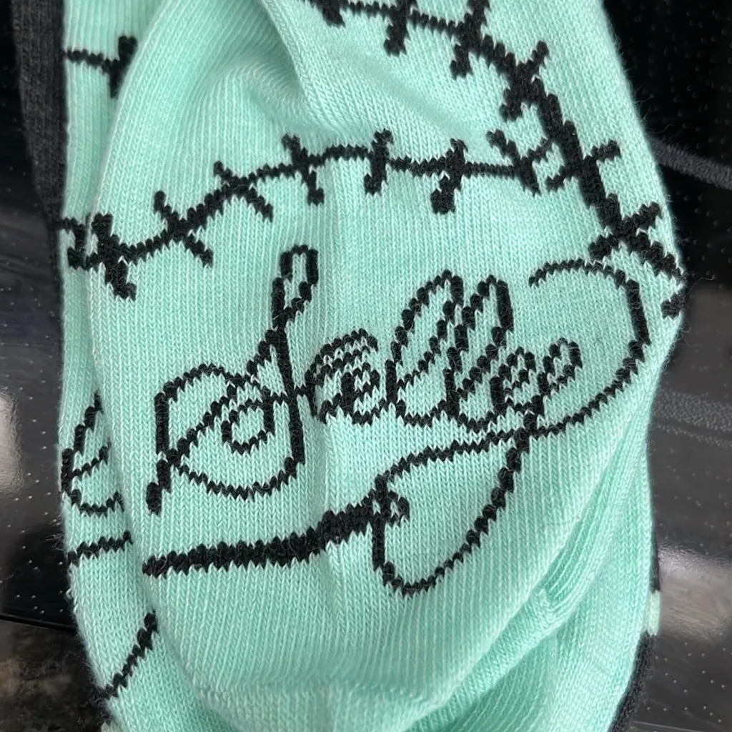 The Nightmare Before Christmas SALLY  Mint Green & Jack Skellington Socks  2 pr - Image 3