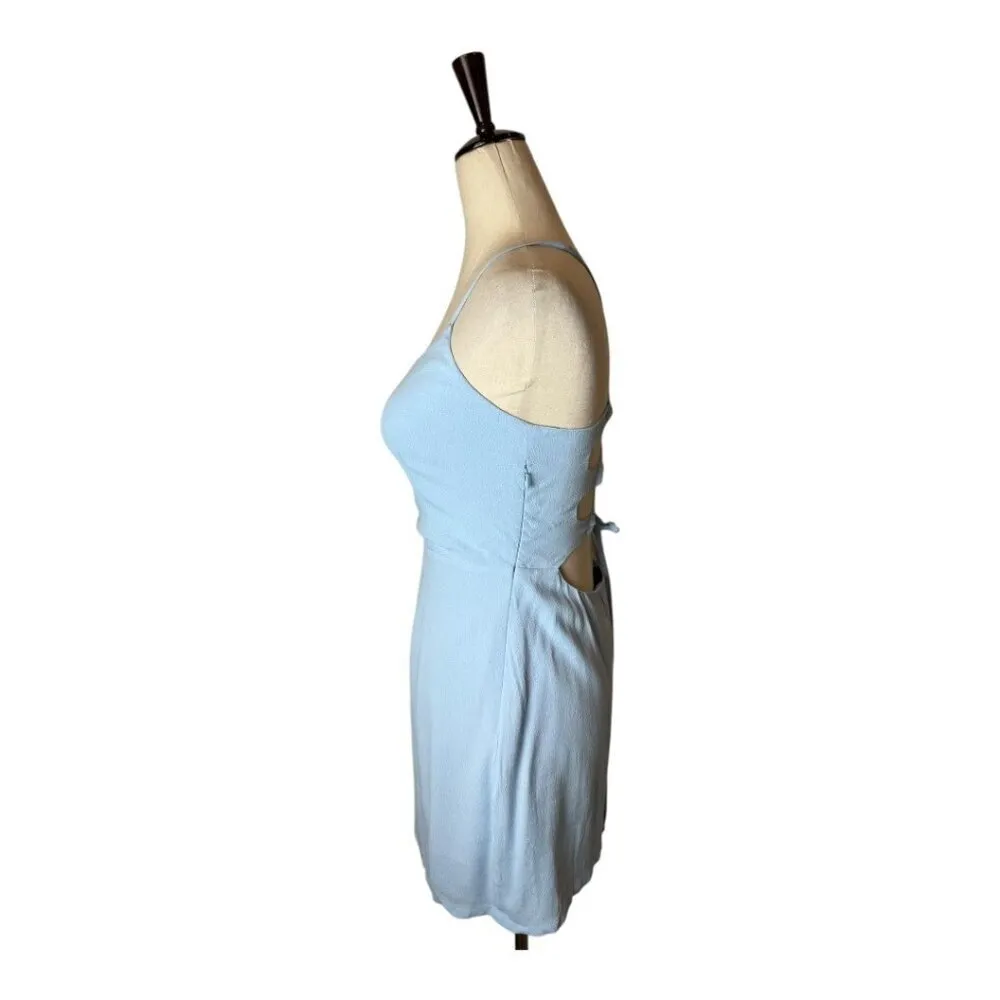 NBD Dress Women Small Blue Lace Up Back Fit And Flare Mini Party Cocktail - Image 7