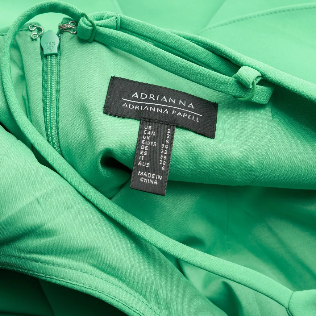 Adrianna Papell - Stretch Crepe Fringe Midi Dress - Image 4