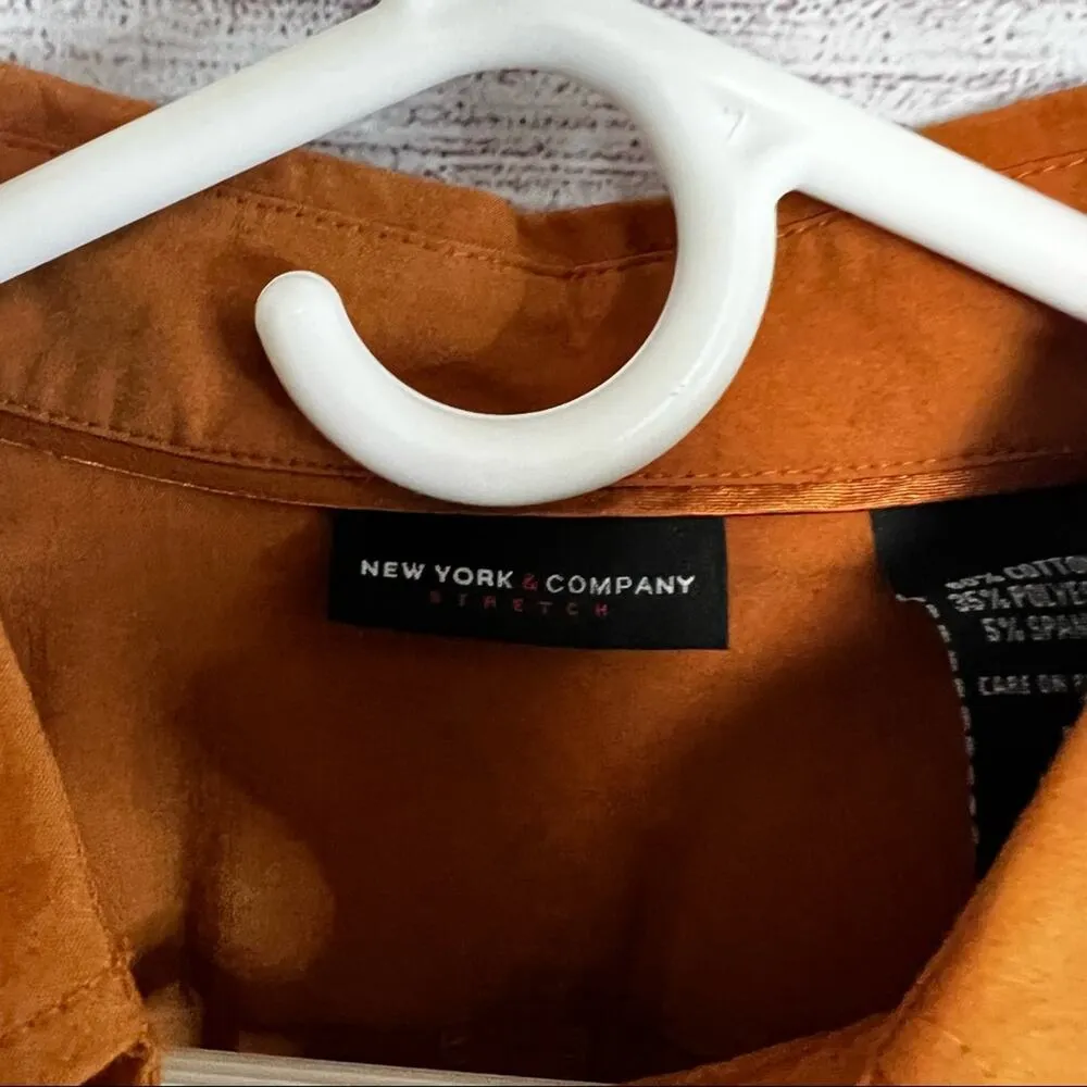 New York & Company Womens Professional Style Blouse Sz M Size M - Image 7