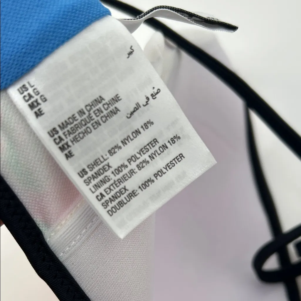 Floral Bikini Top with Black Trim - Image 6