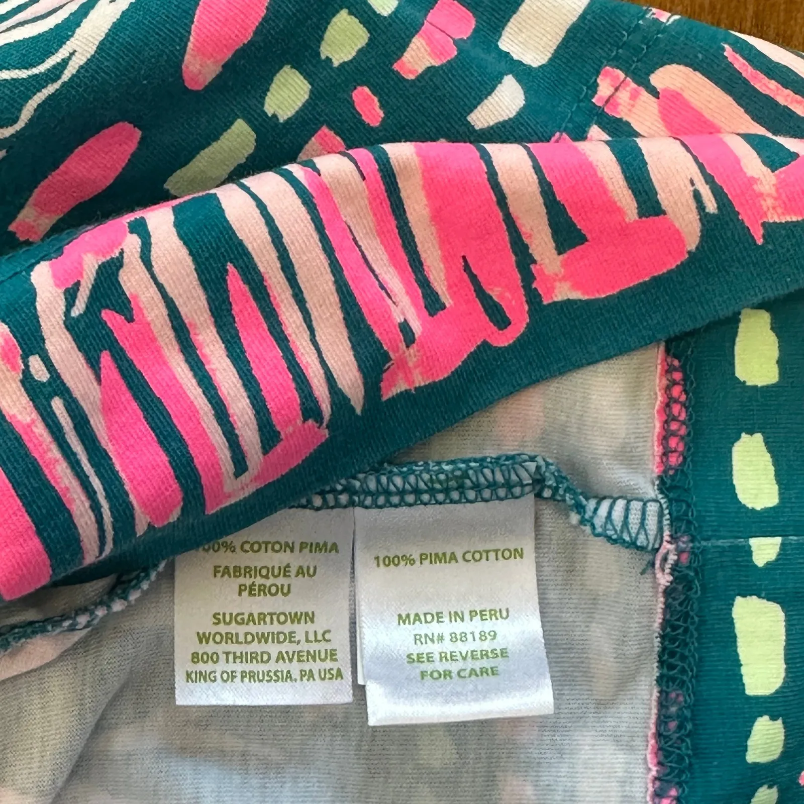 Lilly Pulitzer Marah dress‎ in "Tidal Wave It's Prime Time" Size S Pima Cotton - Image 5