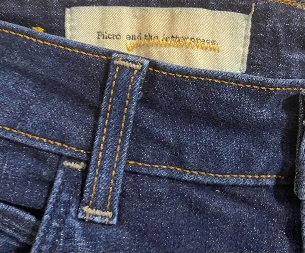 Pilcro & The Letterpress Mid Rise Stretch Jeans Sz 29P - Image 5