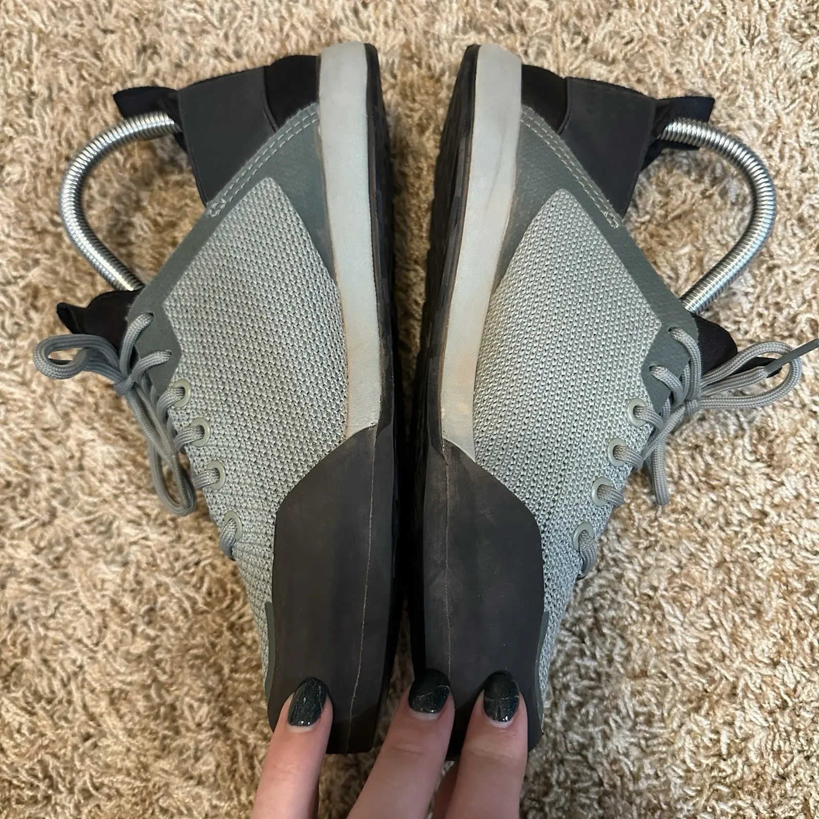 BLACK DIAMOND EQUIPMENT Lace Up Rock Climbing Shoes Womens Size 7 Blue Green - Image 3