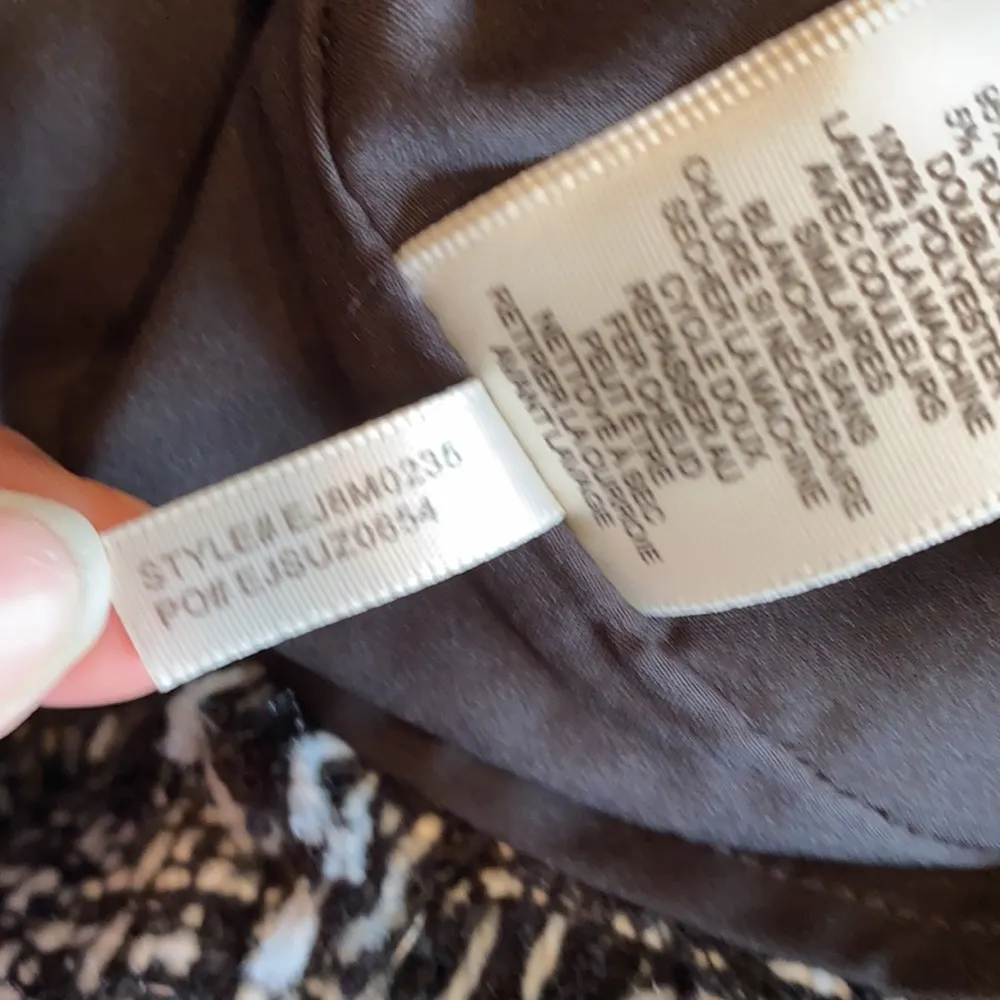 Eliza J sleeveless ruffle layered hem tweed dress - Image 13