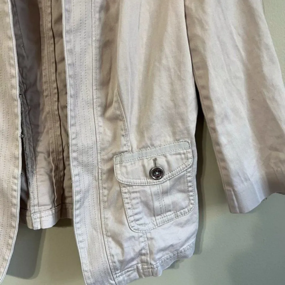 White House black market size 0 beige jacket - Image 3