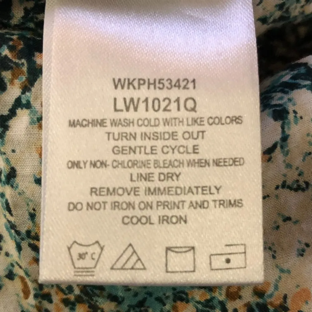 Wrangler Western Blouse Womens M Used Pearl Snap LW1021Q - Image 10