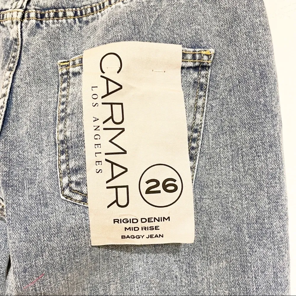 LF Carmar Baggy Distressed Jeans Blue Size 26 - Image 5