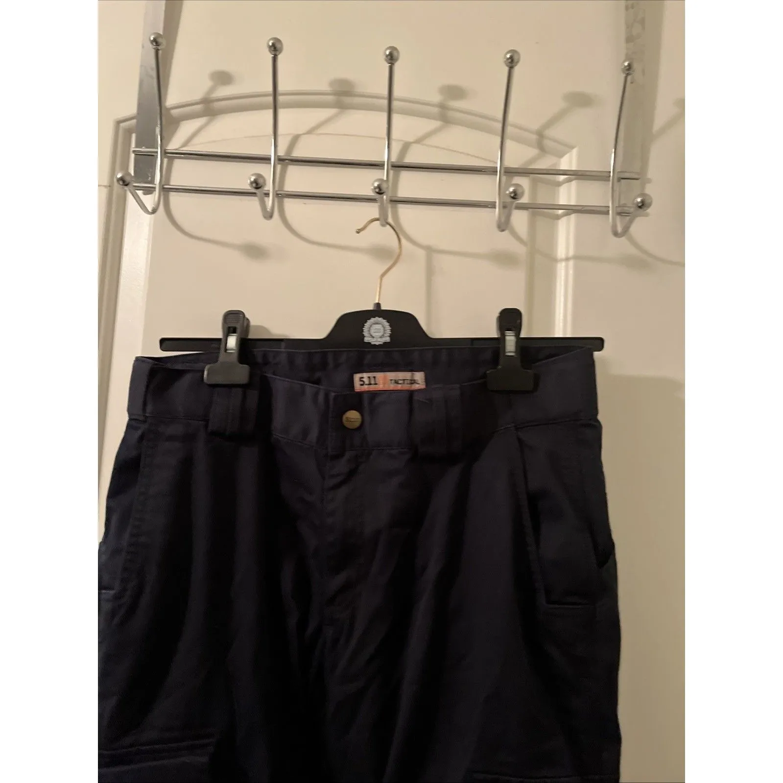 5.11  Tactical Women’s Size 12 Long Navy Cargo Pants Work Utility Outdoor - Image 6