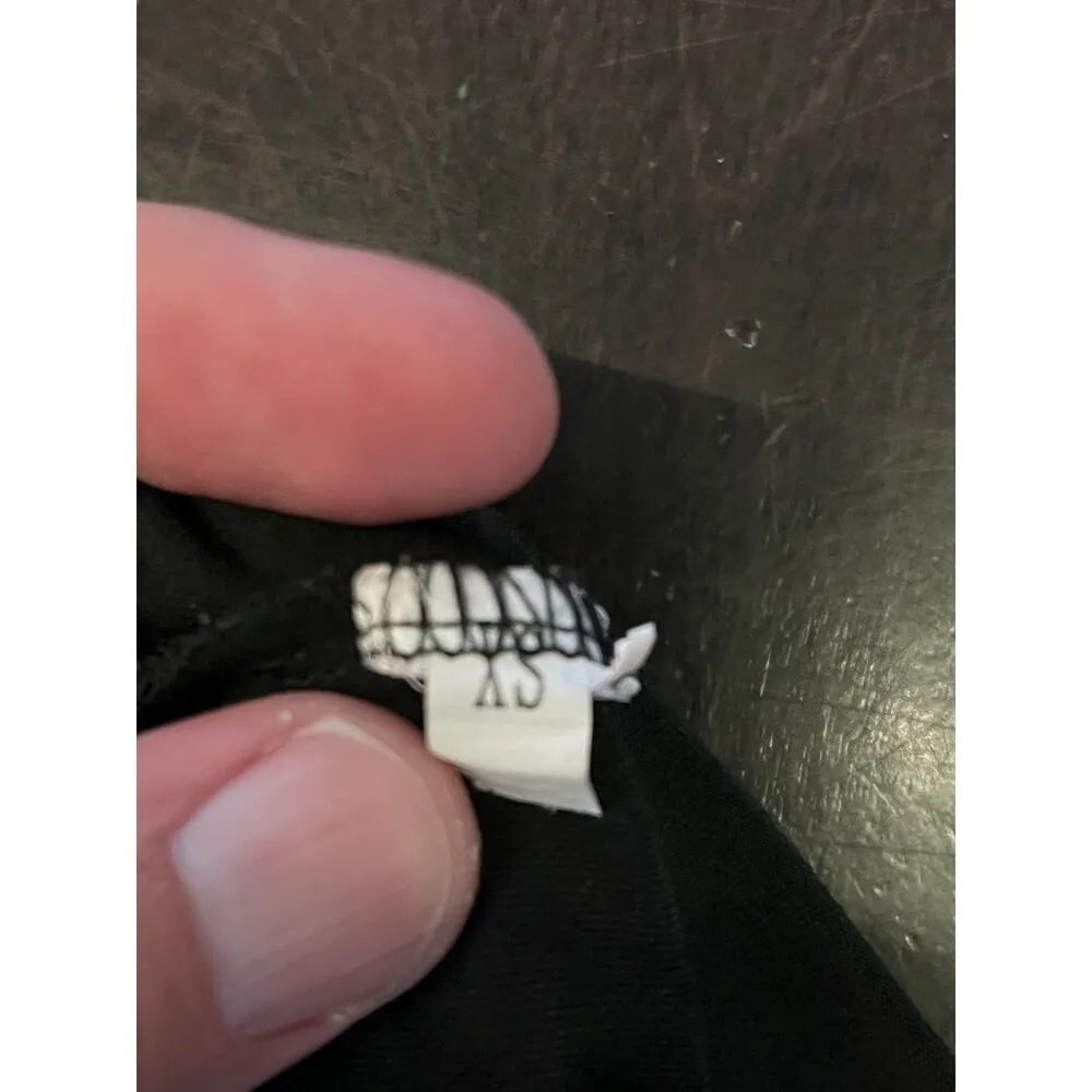 Thou Shall Not Try Me Shirt Womens Extra Small Black Graphic Tee Mood 24:7 Funny Size XS - Image 5