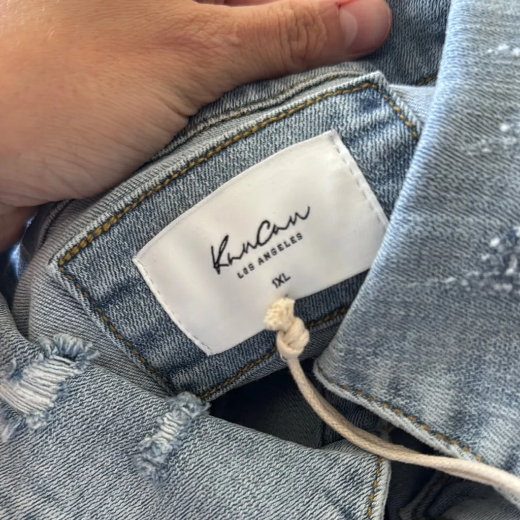 KanCan Wilson Denim Jacket Size 1x NWT Blue - Image 2
