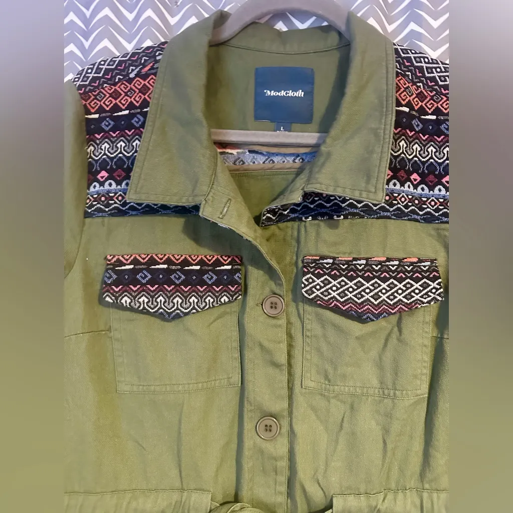 ModCloth | Assorted Occasions Anorak Utility Jacket, size L - Image 5