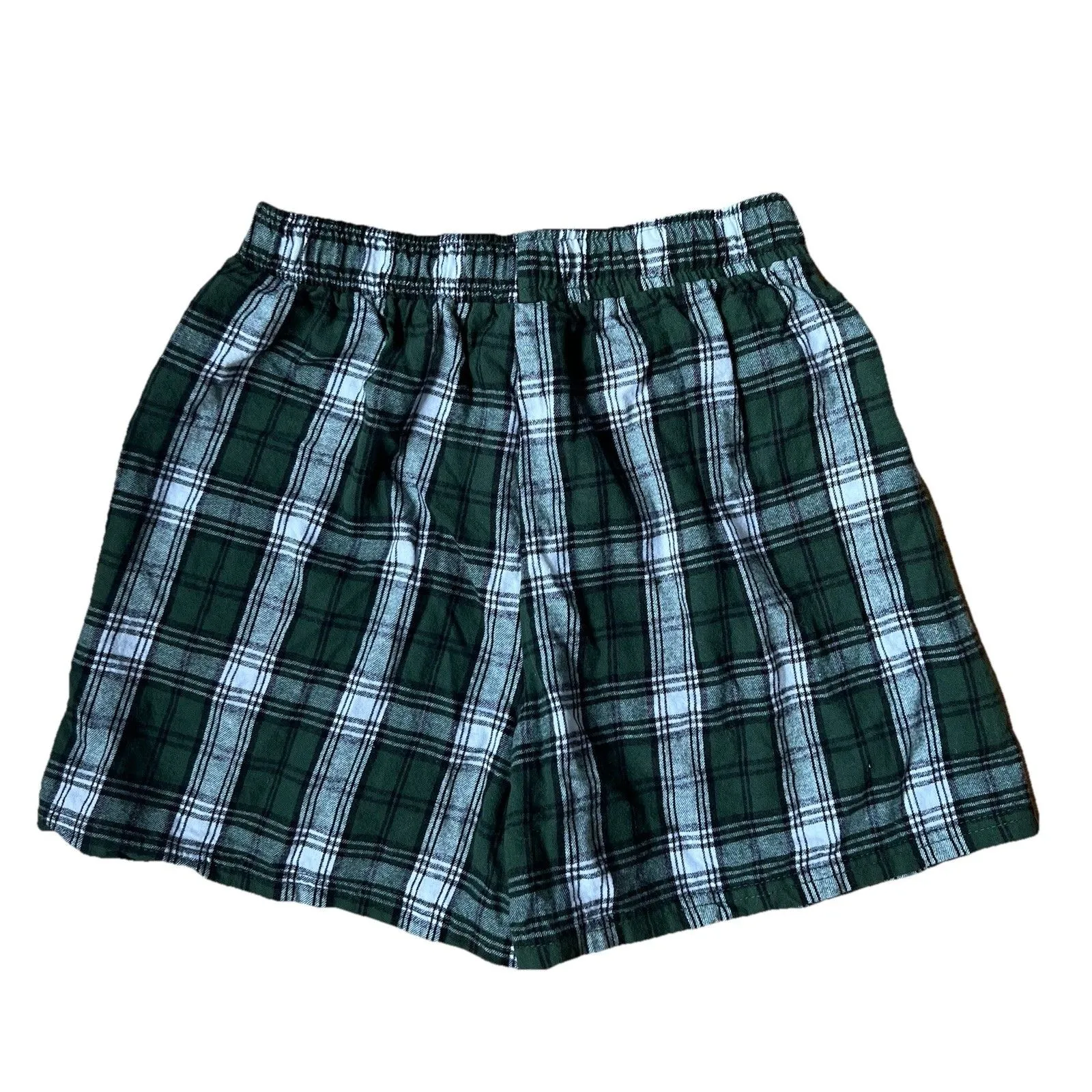UVM Boxercraft Flannel Boxer Sleep Shorts Size Small 100% Cotton Green - Image 5