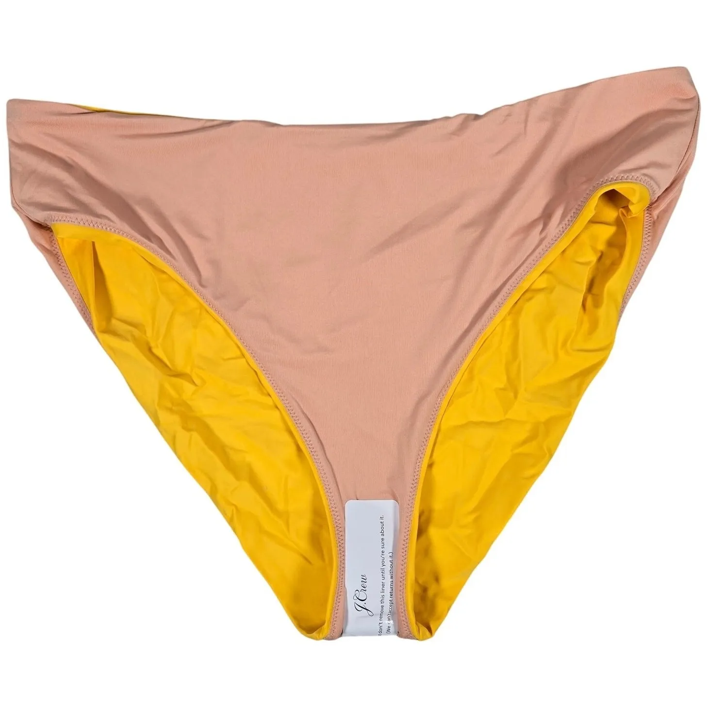 J. Crew High-rise bikini bottom Yellow‎ 2X NWT - Image 3