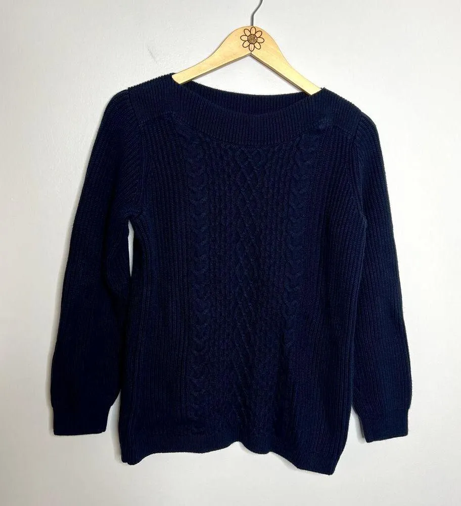 Tommy Hilfiger Blue Knit Sweater - Image 4