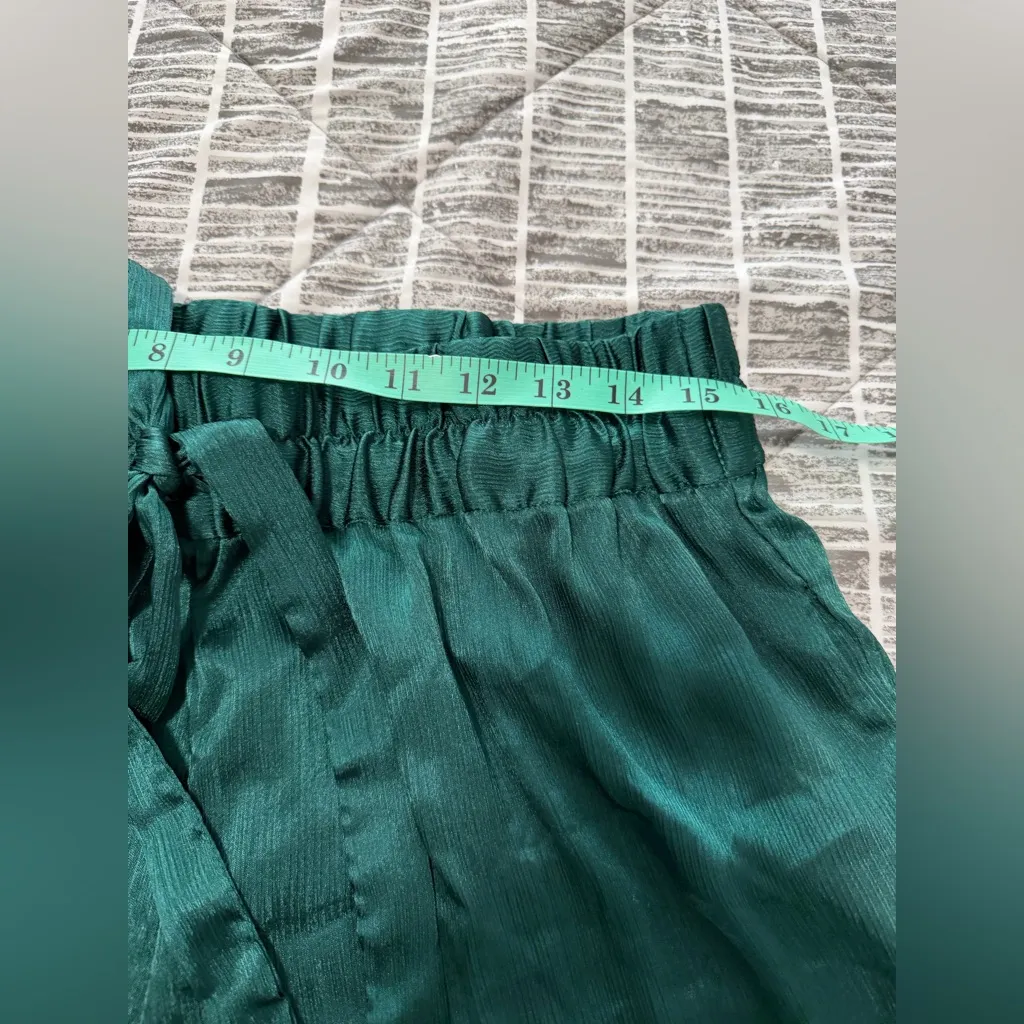 Eloquii Green Satin Pants Size 14 - Image 7