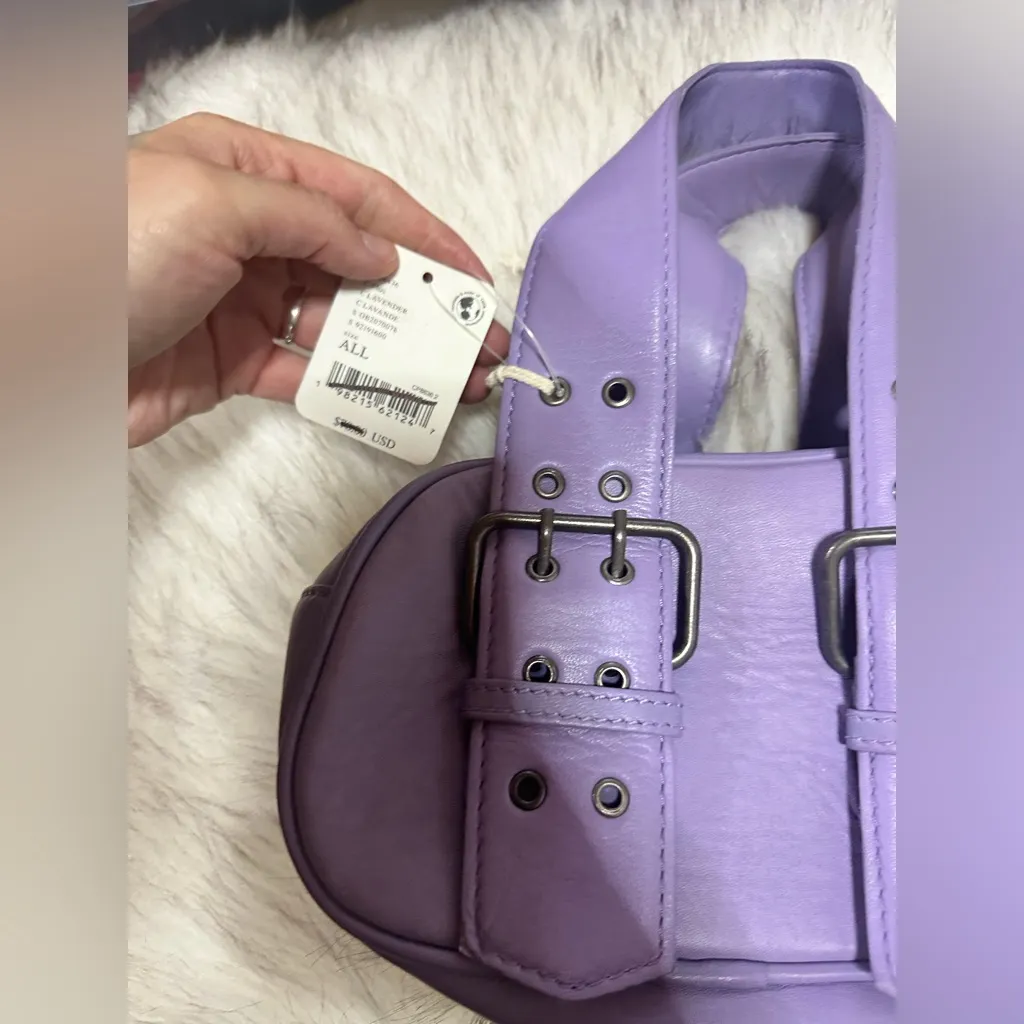 NWT Free People Say Yes Bag In Lilac
100% Leather 
$78 MSRP - Image 9