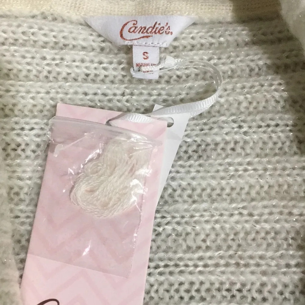 Candie’s Sequin Cardigan Size S - Image 7