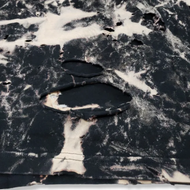 Alstyle Apparel  Christina Aguilera Shirt Size XL 2021 Hollywood Bowl Concert Destroyed Ripped Torn Distressed Graphic Tee  - Image 6