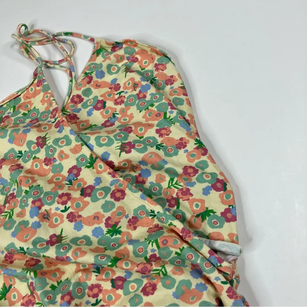 Princess Polly | Retro Floral 100% Cotton Ruched Bodycon Dress 8 - Image 2