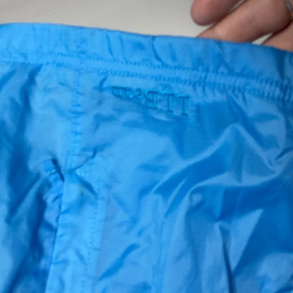 L.L. Bean light blue rain jacket‎ size large petite - Image 3