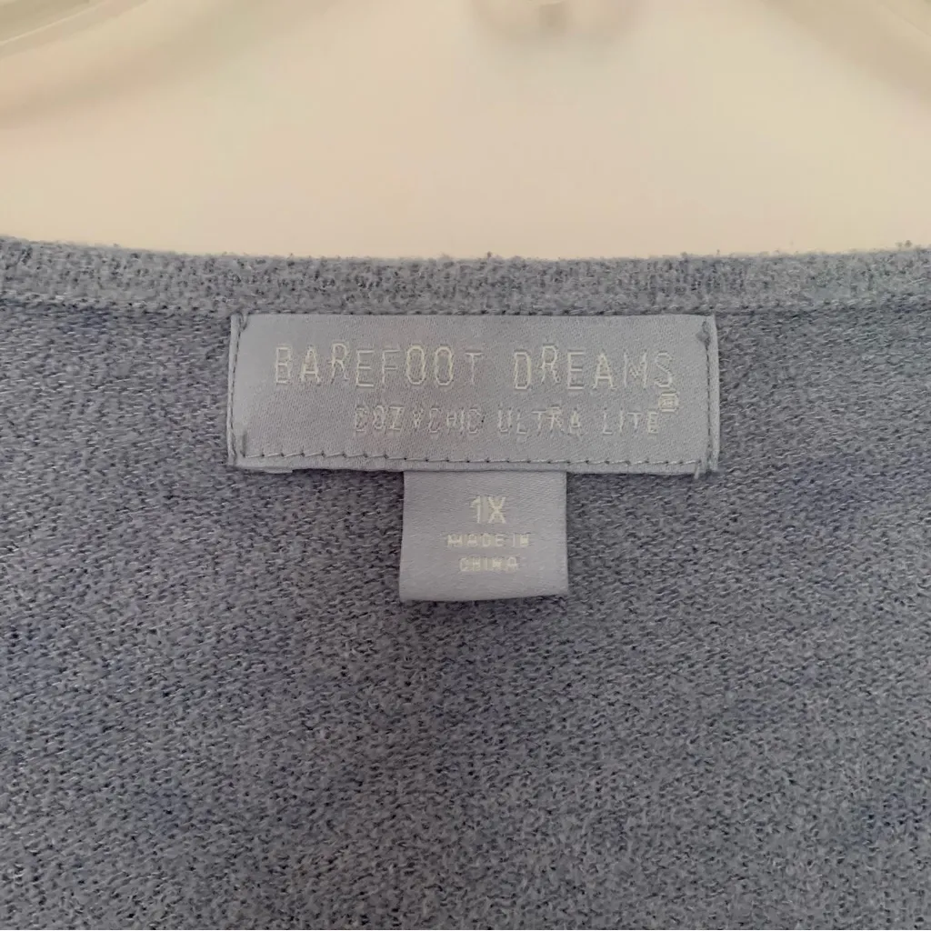 Barefoot Dreams CozyChic Lite V-Neck Seamed Pullover - Image 3