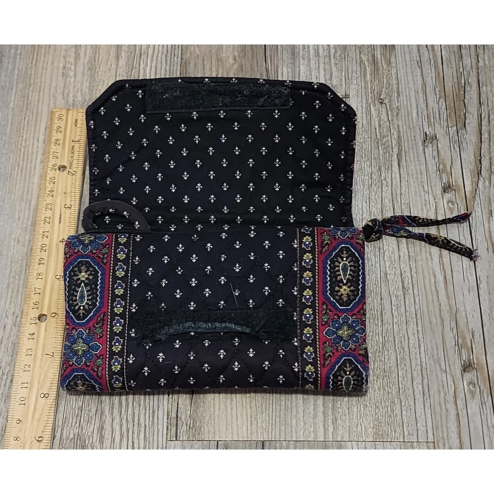 Vera Bradley Crossbody Wallet Floral‎ Quilted Clutch Bag - Image 7