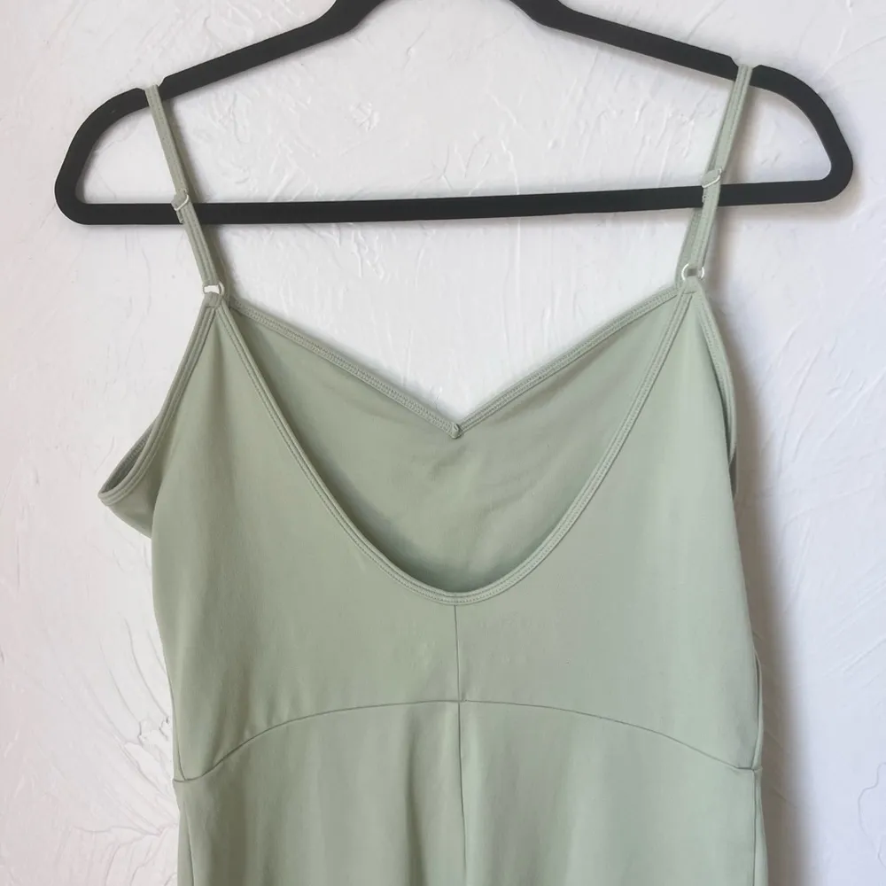 Reformation Emmy Ecostretch green jumpsuit size L - Image 7