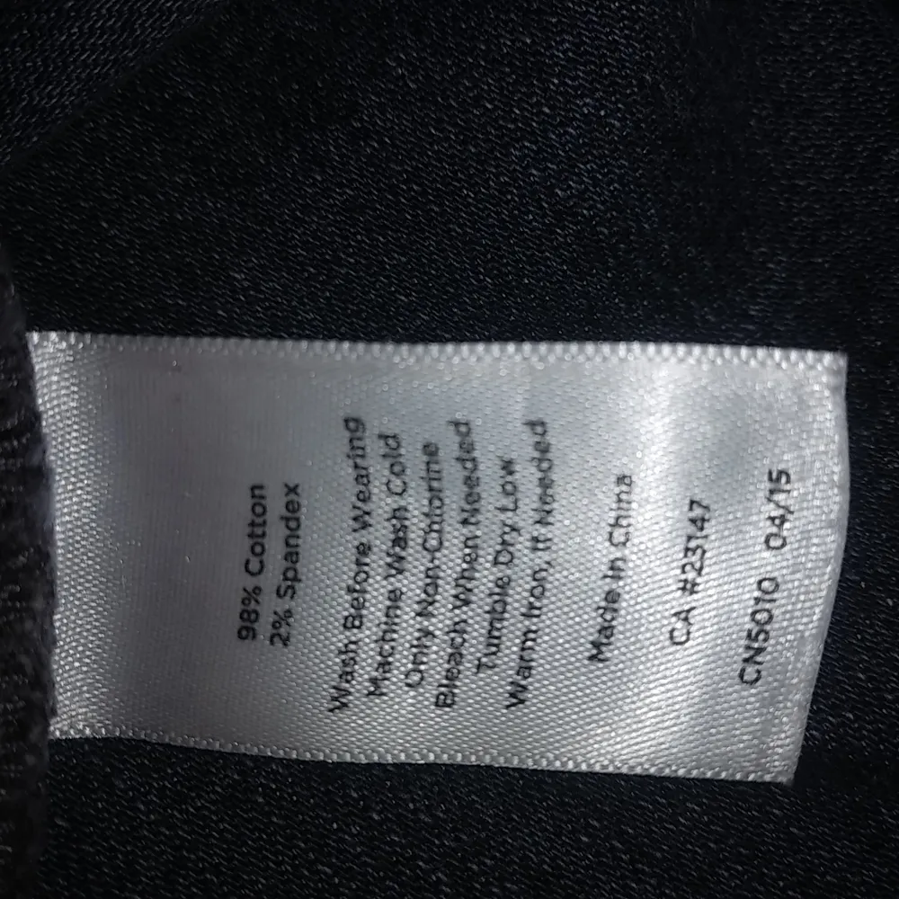 Talbots 2 Slim 28 Ankle Black Gray Jeans - Image 4