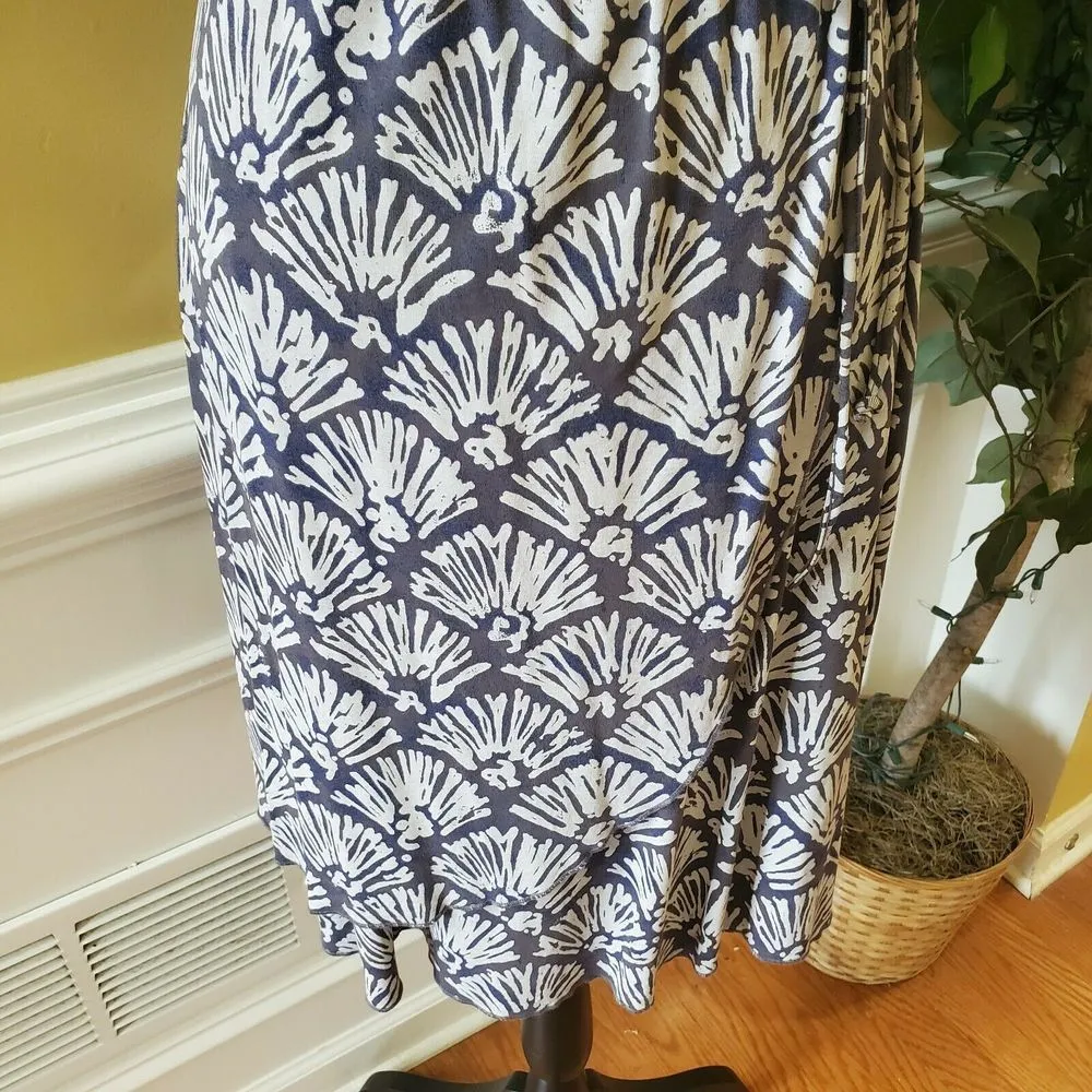 Fresh Produce XS Dress Gray Cap Sleeve Shell Print - Image 3