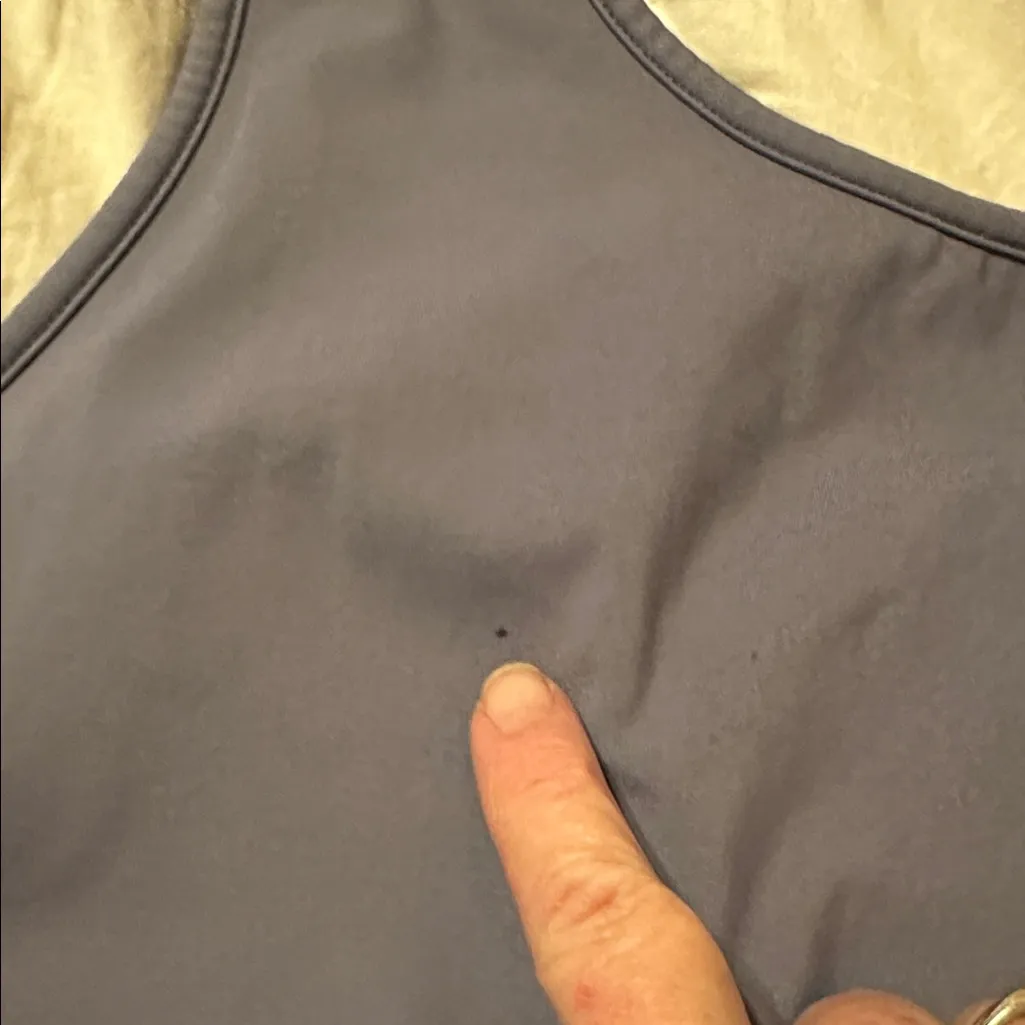 Gymshark Lavender Asymmetrical Criss Cross Workout Sports Bra - Image 6