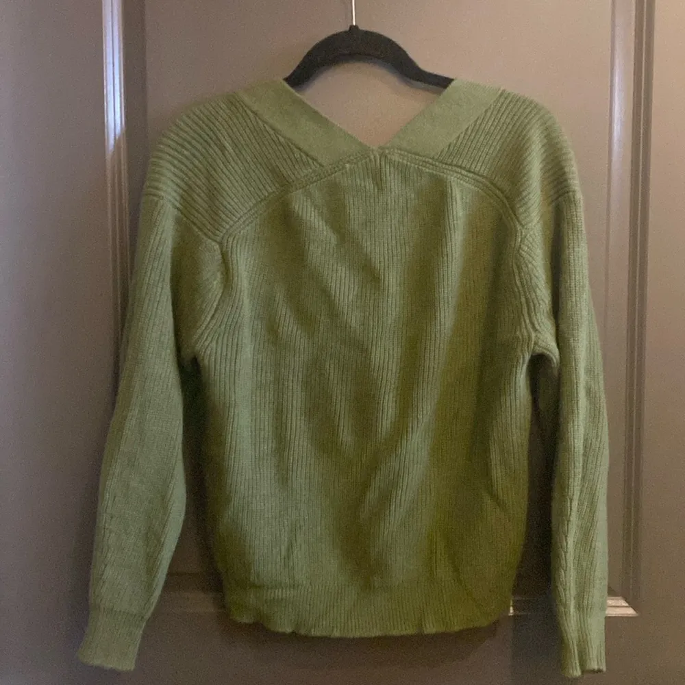 OAT Green Cardigan Sweater Size XS - Image 3