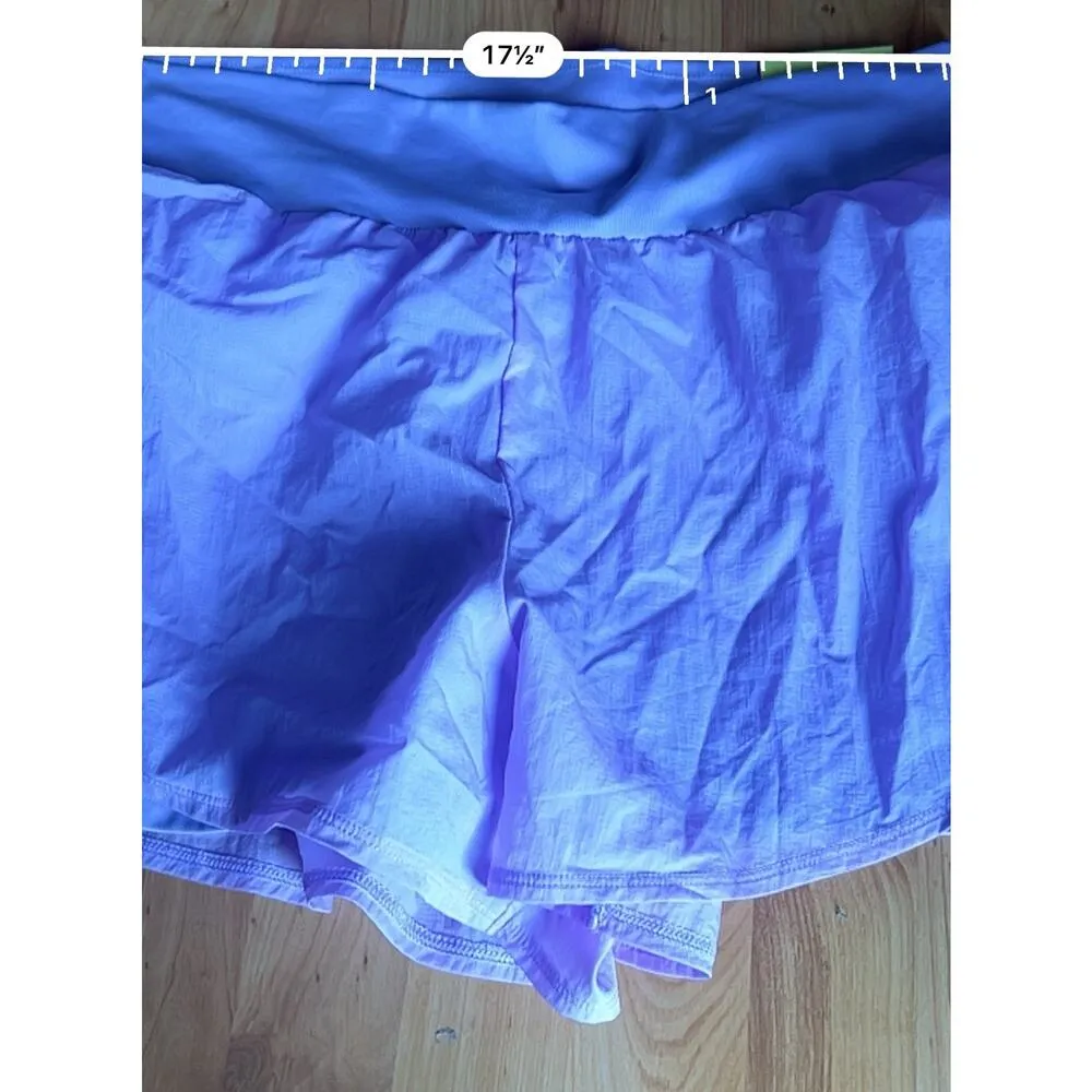 All in Motion Woven High Rise 2 in 1 Run Shorts 3" Violet Women’s XXL NWT - Image 6