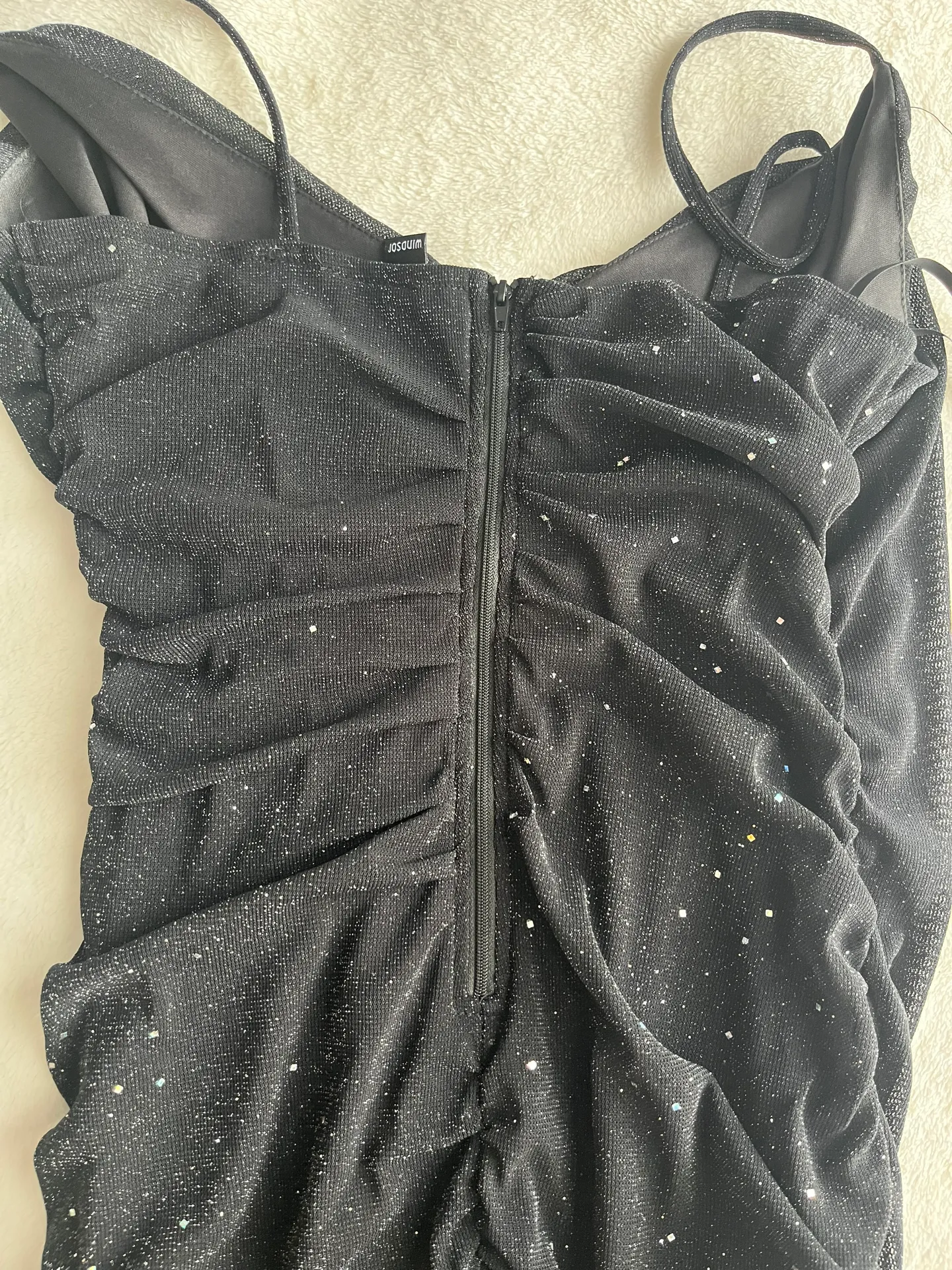 Windsor Black Sparkle Dress - Image 5