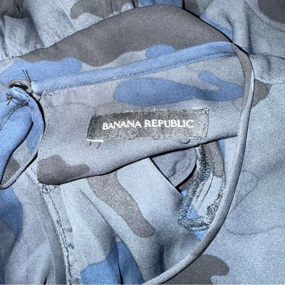 Banana Republic Shift Dress Camo Blue Size 0 - Image 5