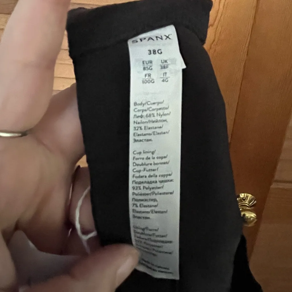 SPANX High Impact Sports Bra Black style #50183R in black size 38-G - Image 5