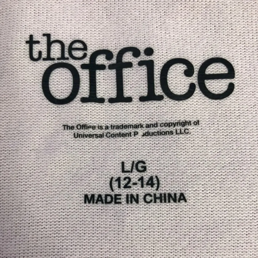 The Office Pam & Jim PB & J Pink Pullover Fleece Pajama Sweatshirt Size L - Image 8