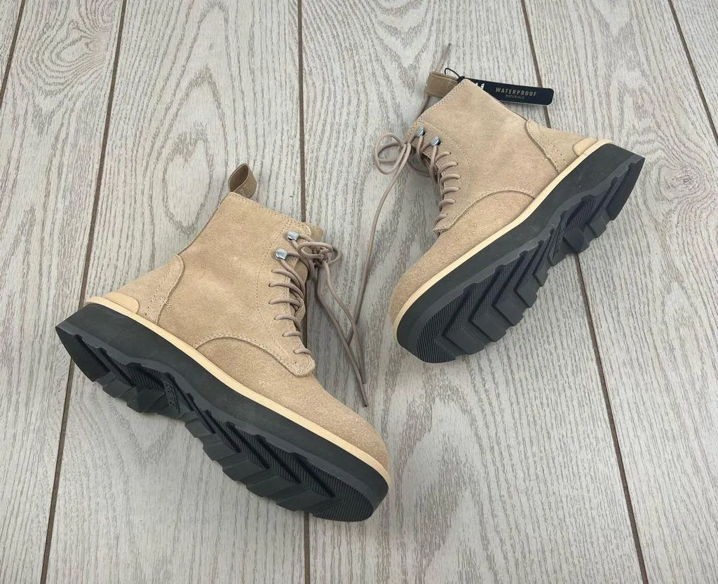 Sorel Women's Hi-Line Lace Boot US6 Canoe / Tawny Buff $185 - Image 4