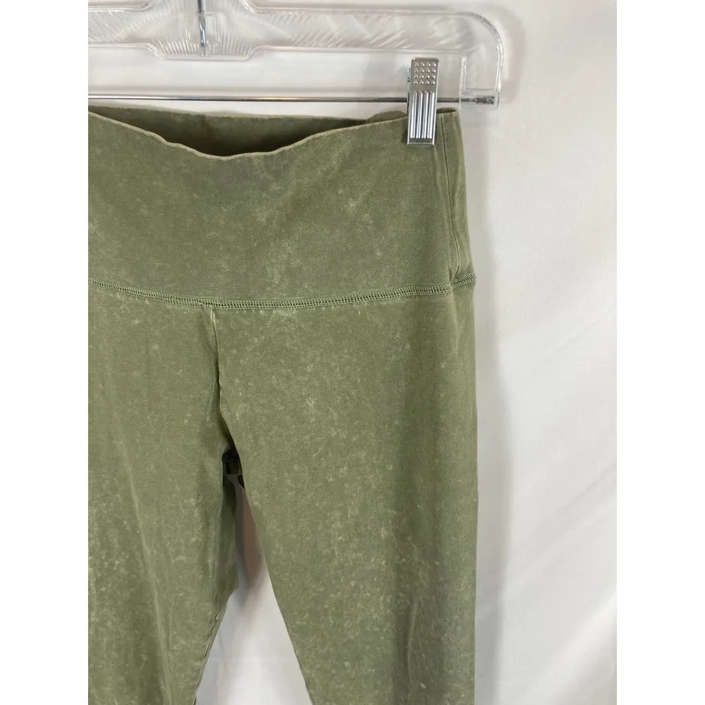 Aerie Burnout Light Green High Rise Leggings Size Medium - Image 2